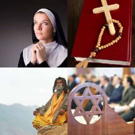 4 images 1 mot solution 5 lettres religieuse croix